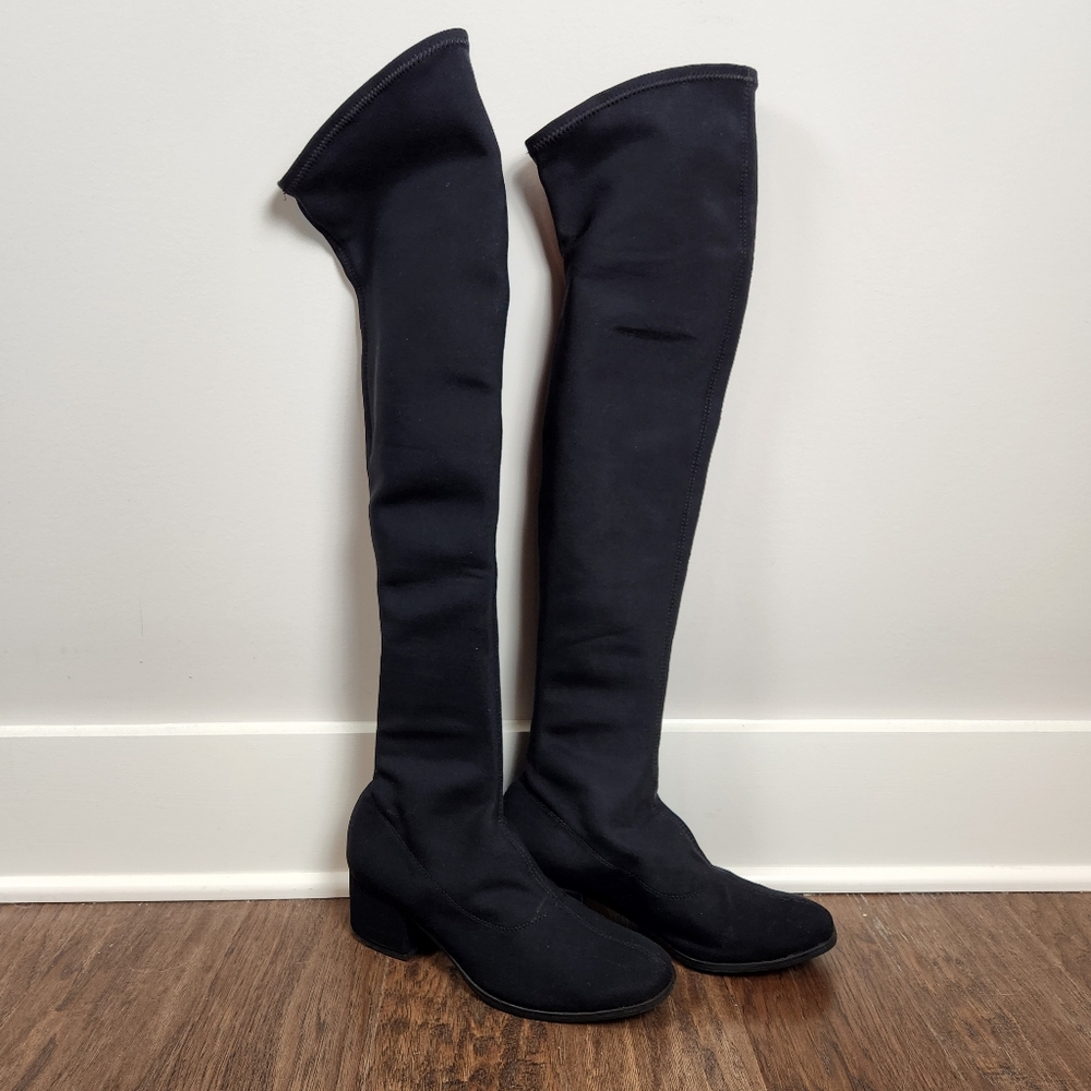 VAGABOND Daisy stretch fabric over the knee boots